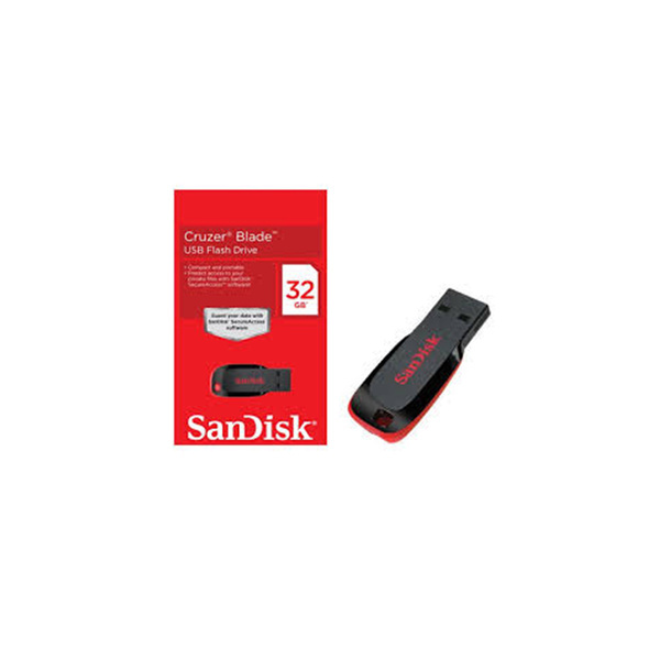 Sandisk Cruzer Blade USB Flash Drive 32GB
