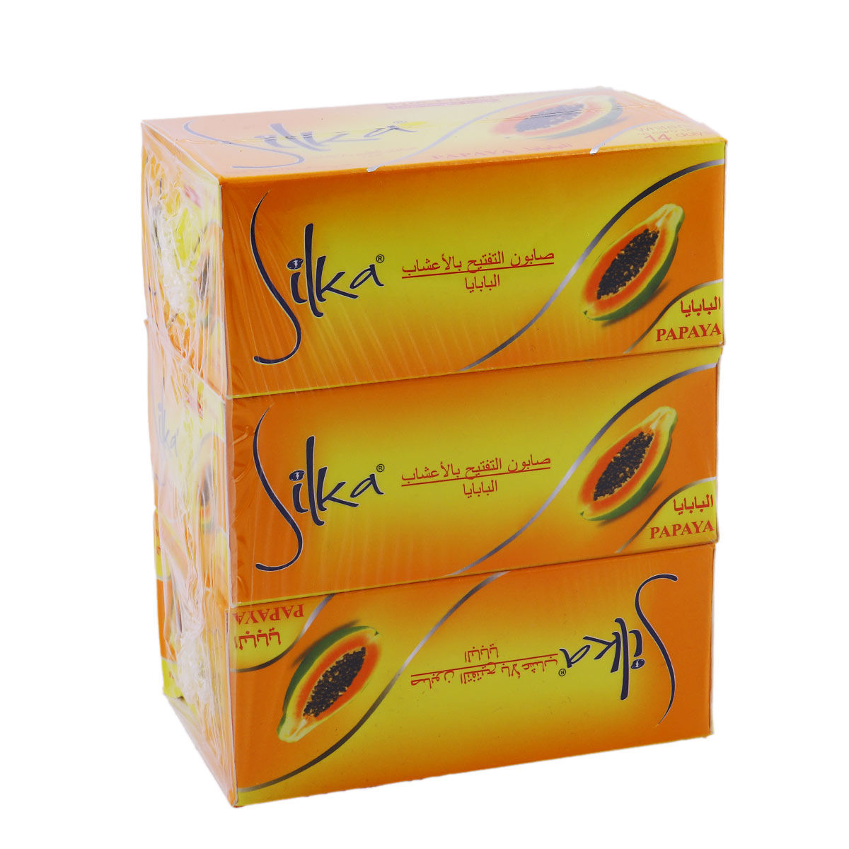 Silka Papaya Soap 3X135g