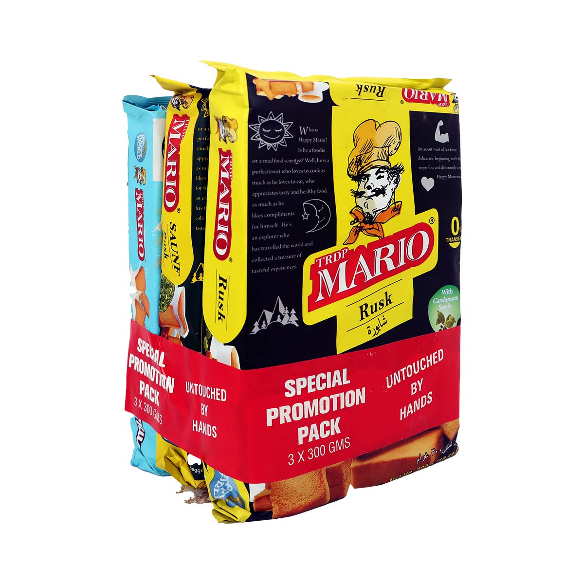 Mario Rusk Assorted 3x300g