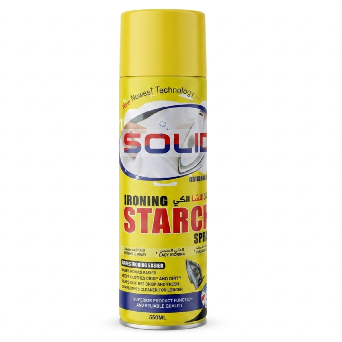 Solid Ironing Starch Spray 550ml