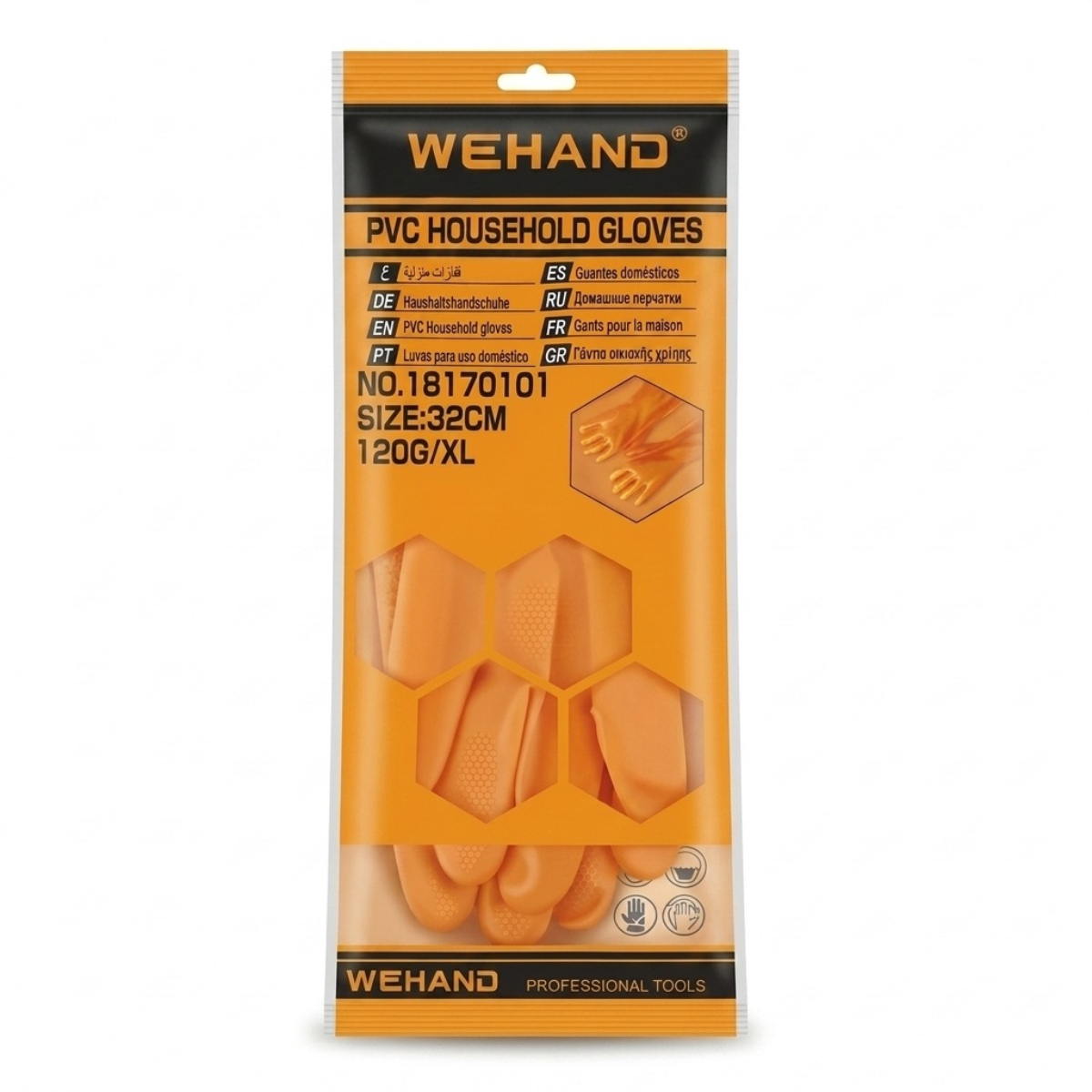 WEHAND PVC Household Gloves XL
