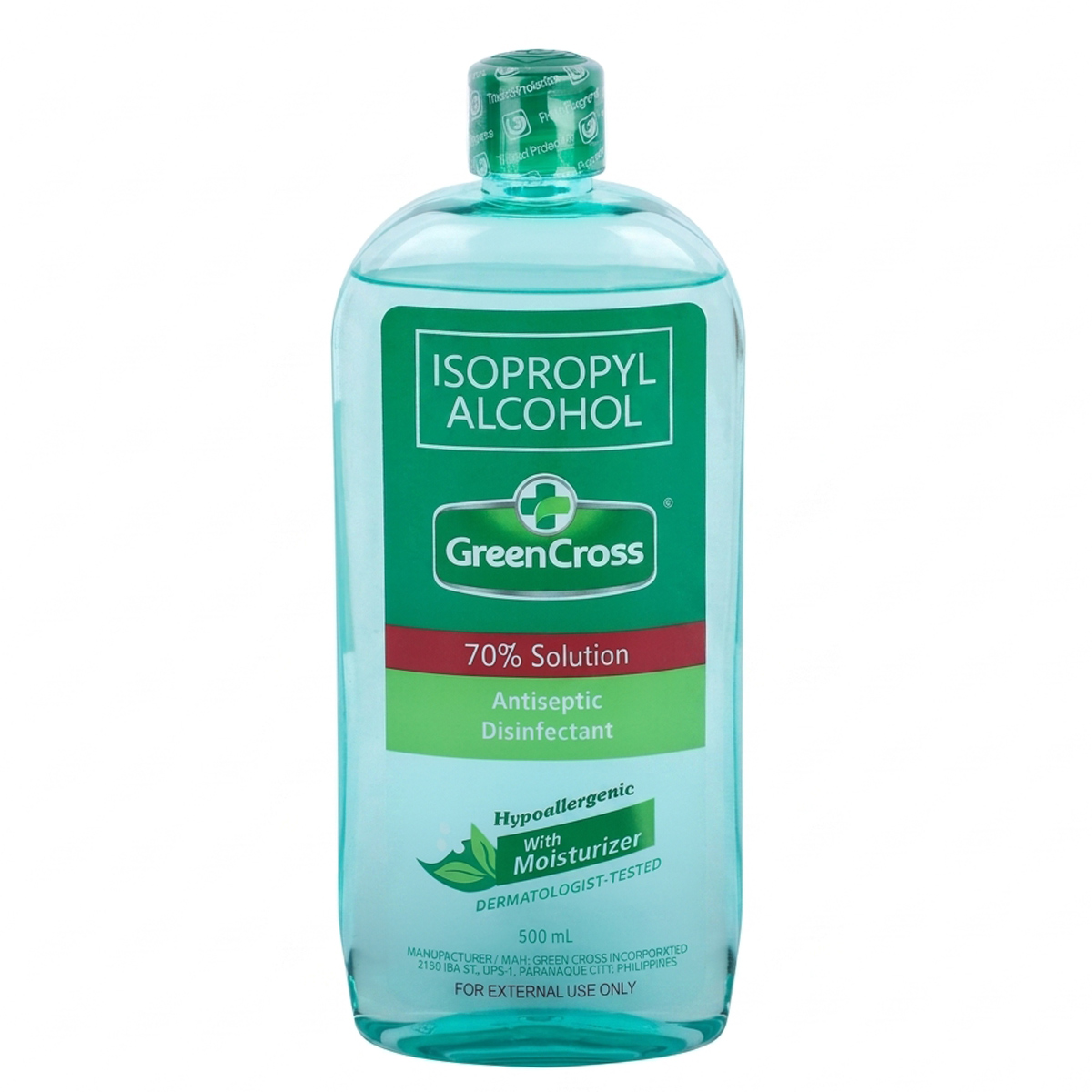 Green Cross Isopropyl Alcohol Antiseptic Disinfectant 500ml