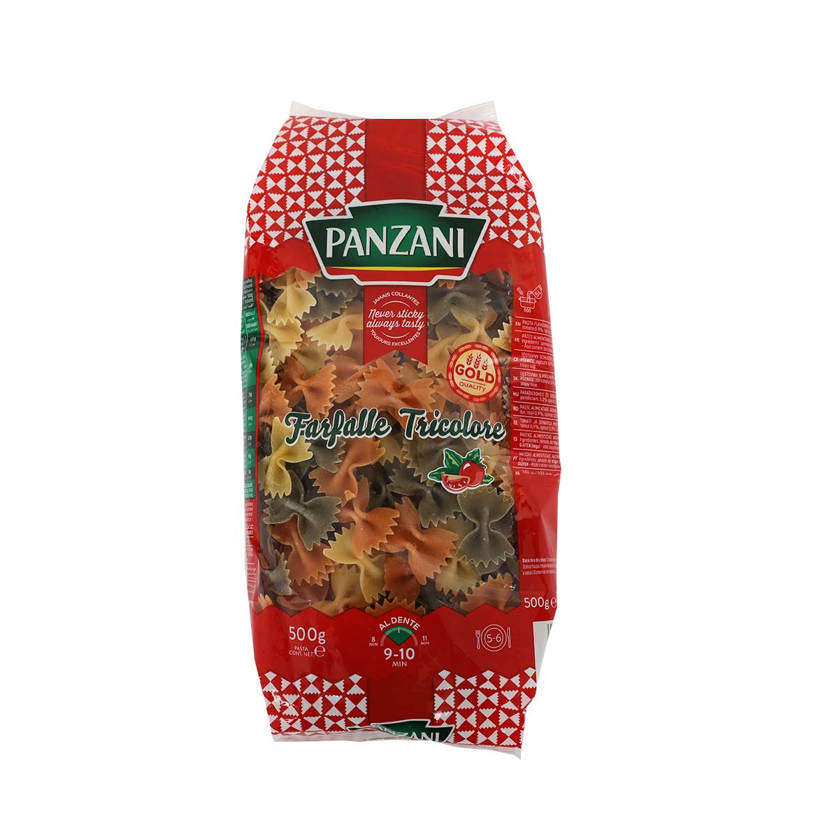 Panzani Farfalle Tricolor Pasta 500g