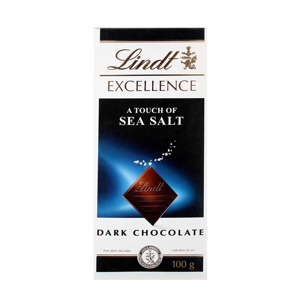Lindit Excellence Sea Salt Dark Chocolate 100g