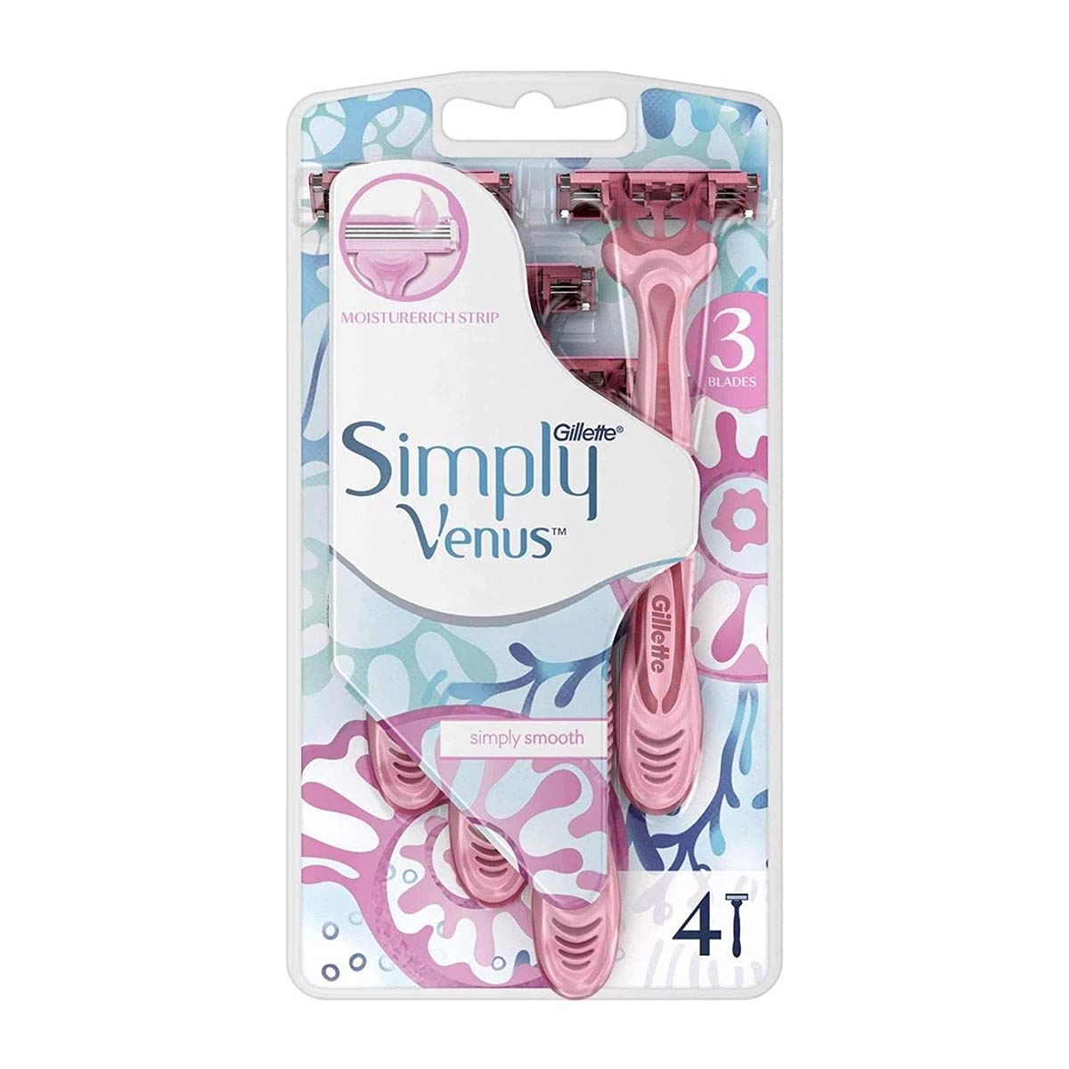 Gillette Venus 3 Ladies Razor 3 Pieces 1 Pack