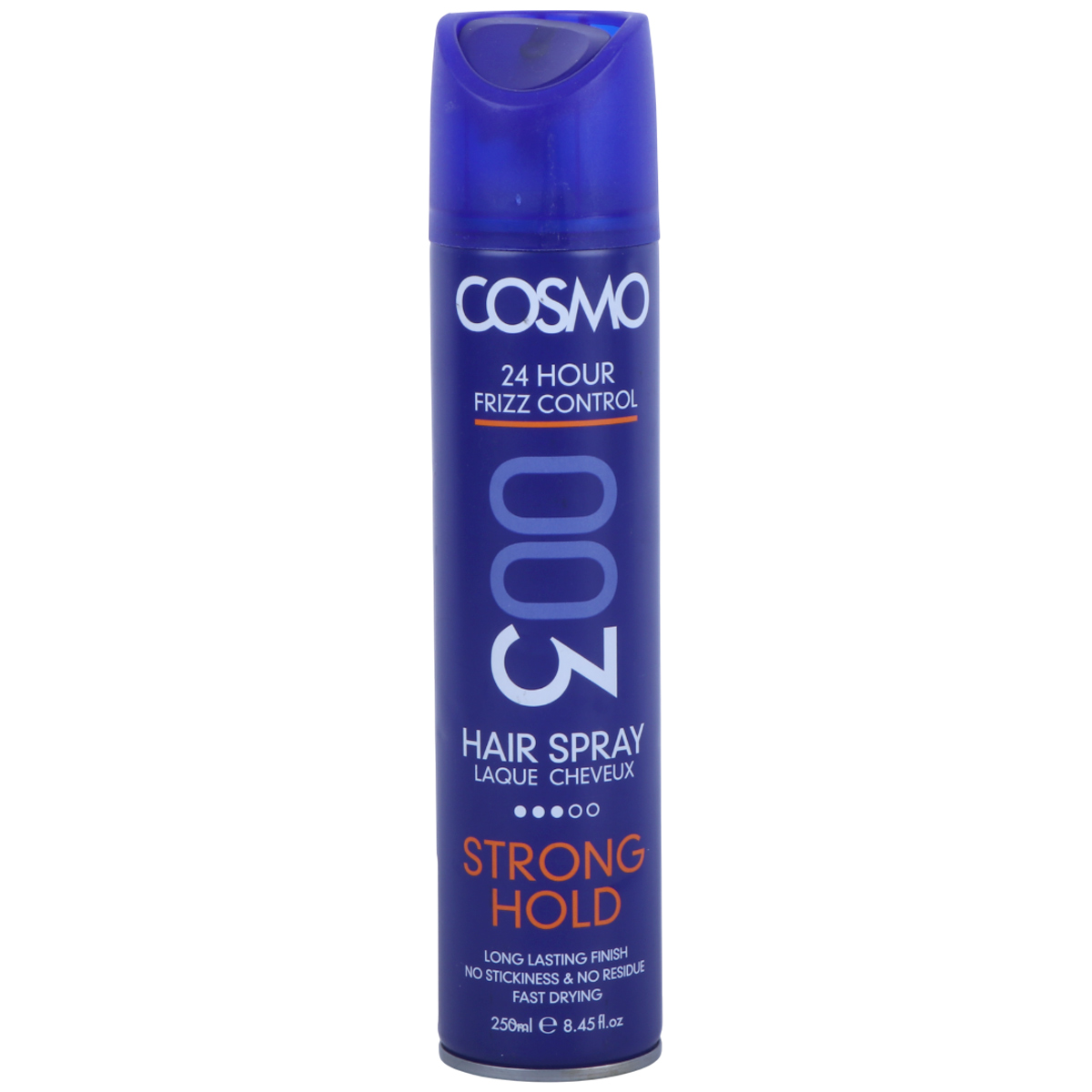 Cosmo 24 Hour Frizz Control Strong Hold Hair Spray 250ml