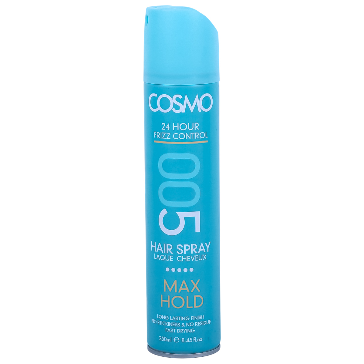 Cosmo 24 Hour Frizz Control Max Hold Hair Spray 250ml