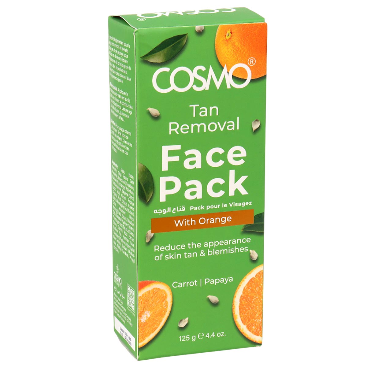 Cosmo Face Pack Tan Removal with Orange 125g