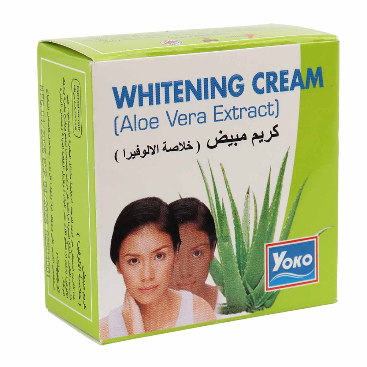 Yoko Whitening Cream Aloe Vera Extract 4g