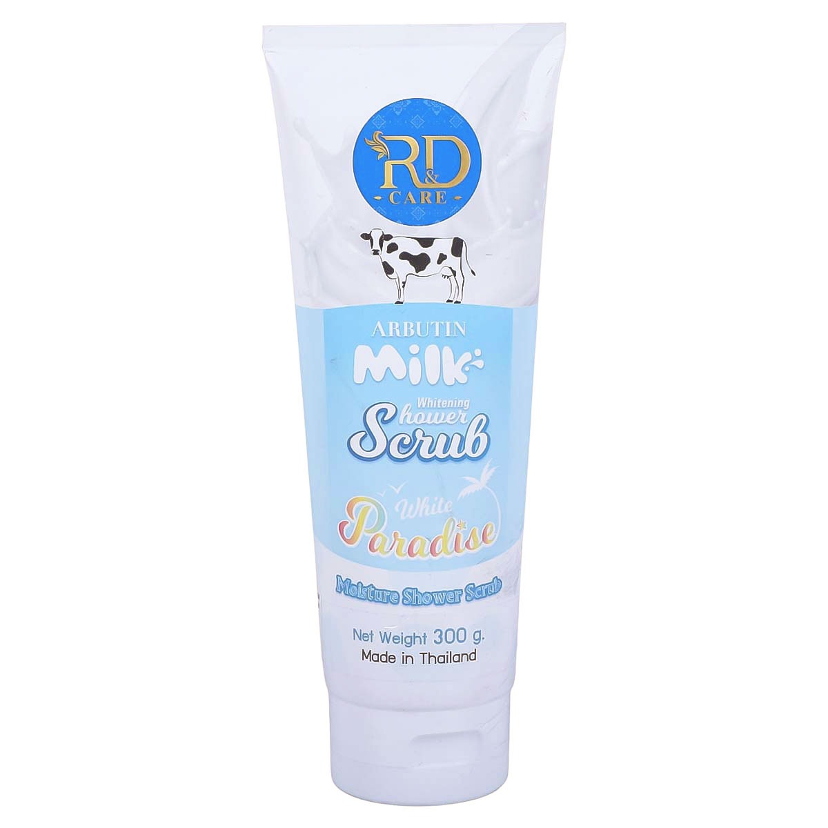 R D Care Arbutin Milk Whitening Shower Scrub 300g