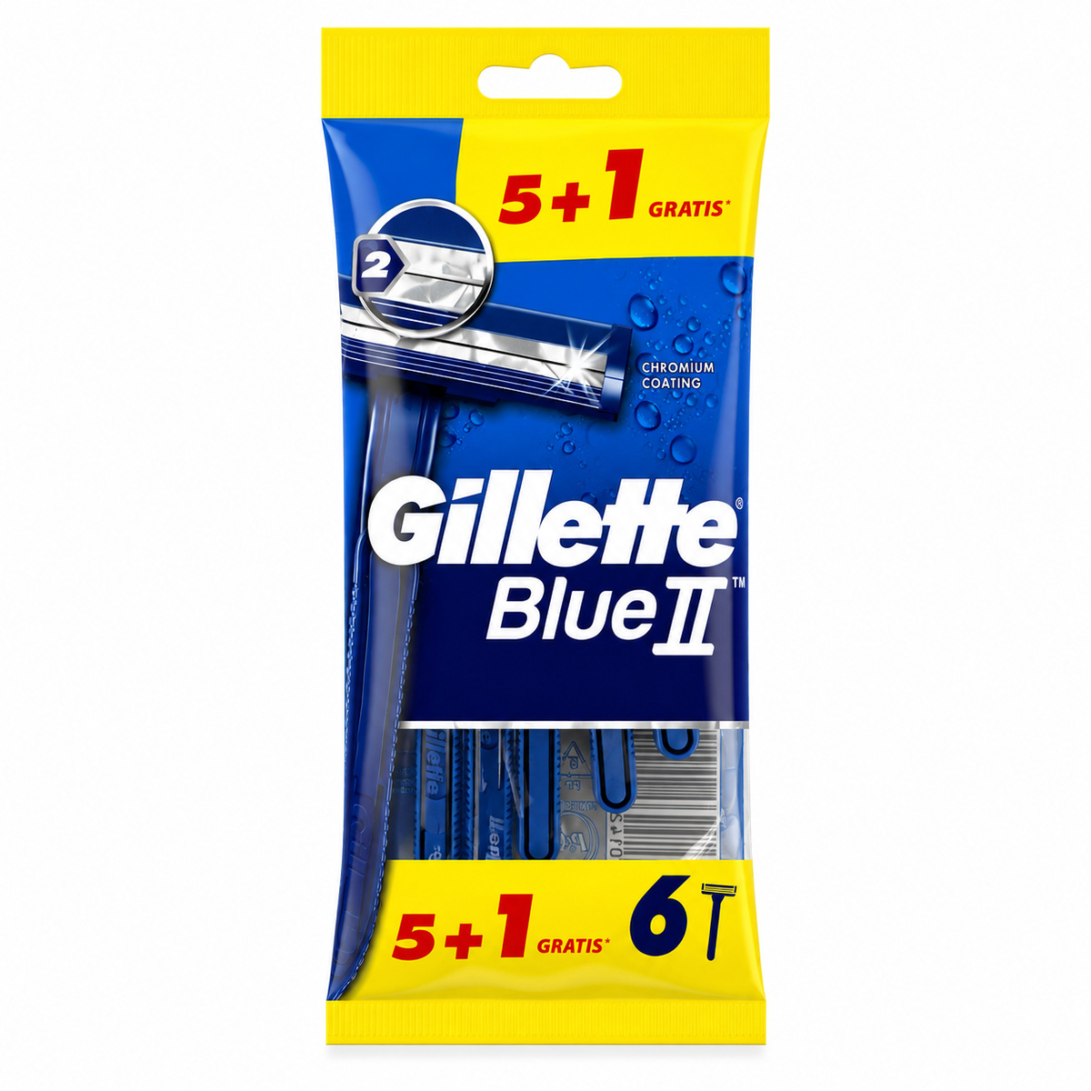 Gillette Blue II Razors 6 Pack
