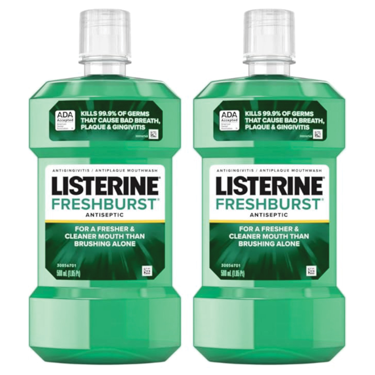 Listerine Mouthwash 500ml Assorted 2pcs