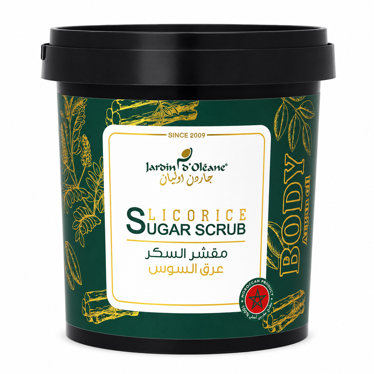 Jardin d'Oleane Licorice Sugar Scrub 600g