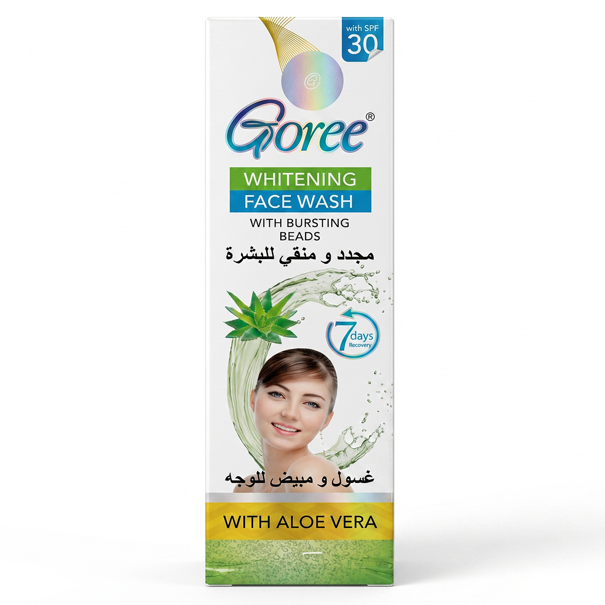 Goree Whitening Face Wash With Bursting Beads & Aloe Vera 70ml