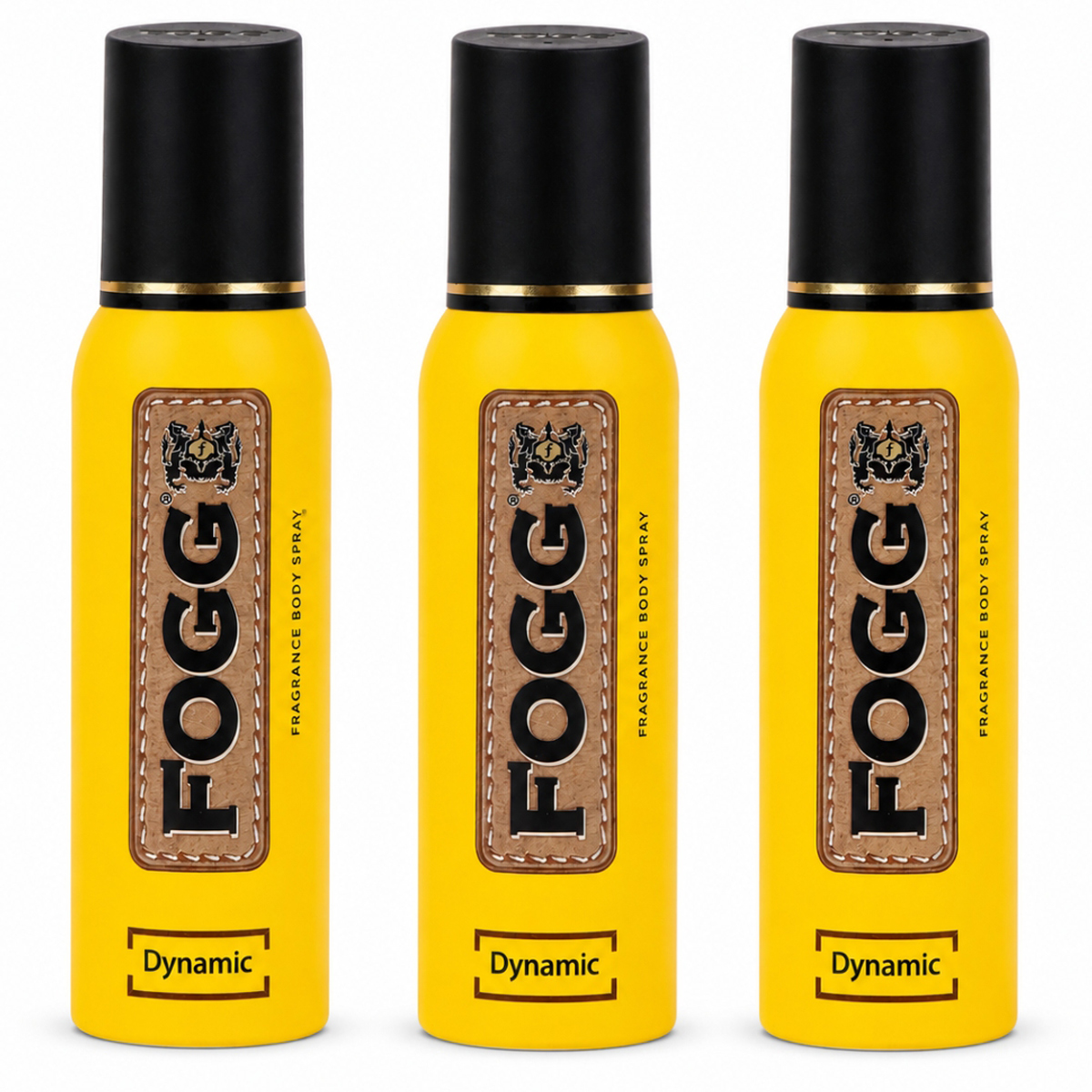 Fogg Fragrance Body Spray Dynamic For Men 3 x 120ml