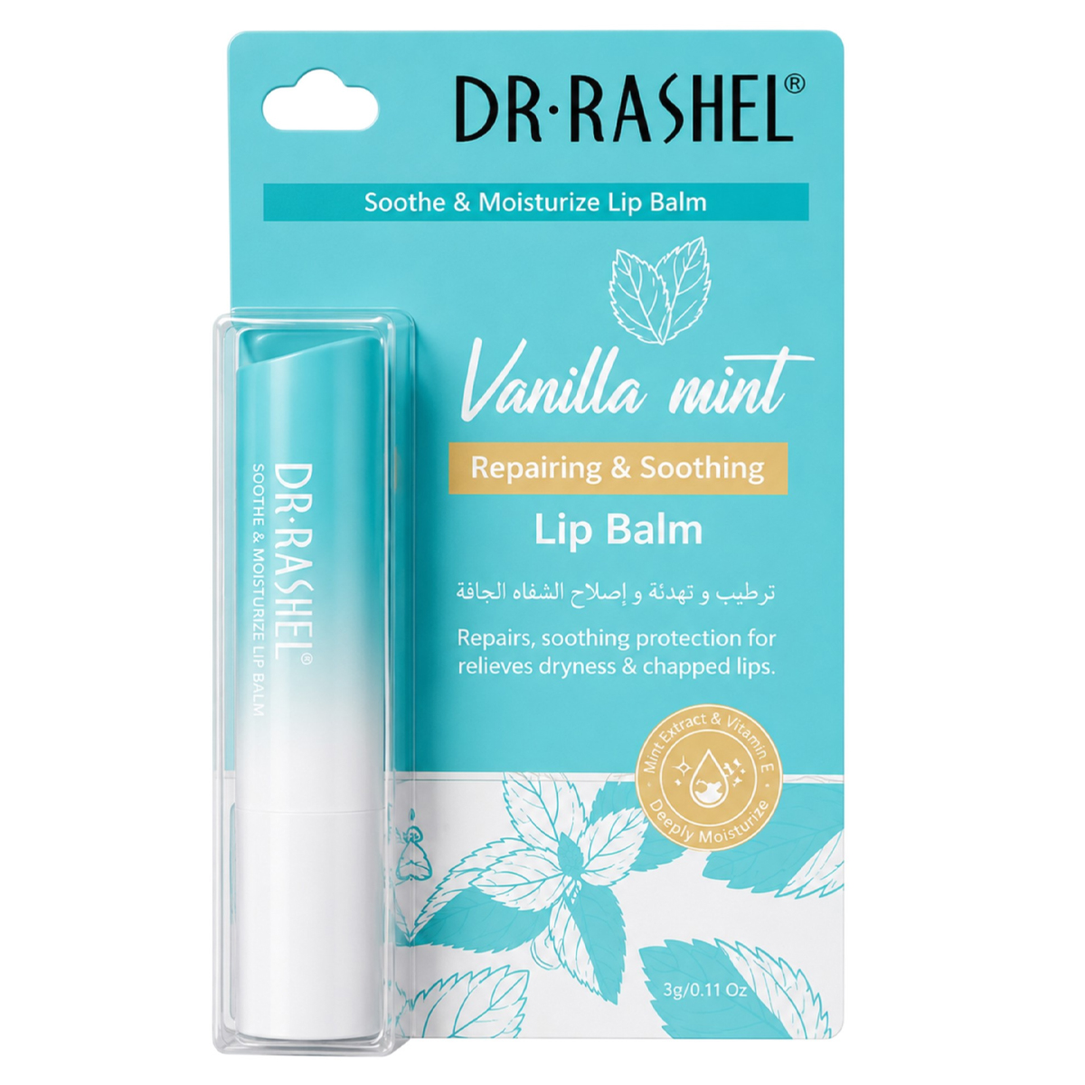 Dr. Rashel Vanilla Mint Lip Balm 3g