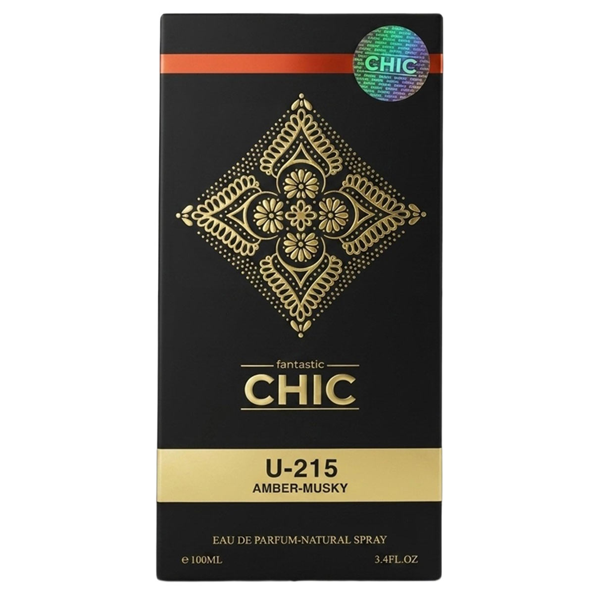 Fantastic Chic Amber Musk Eau De Parfum Unisex 100ml