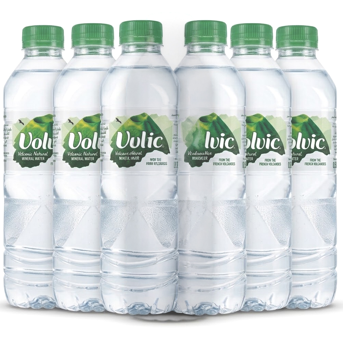 Volvic Natural Mineral Water Volcanic 6x500ml