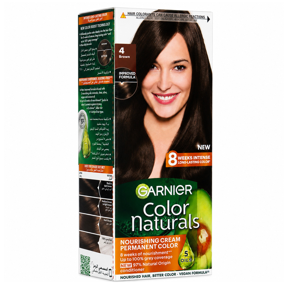 Garnier Color Naturals Nourishing Cream Permanent Brown