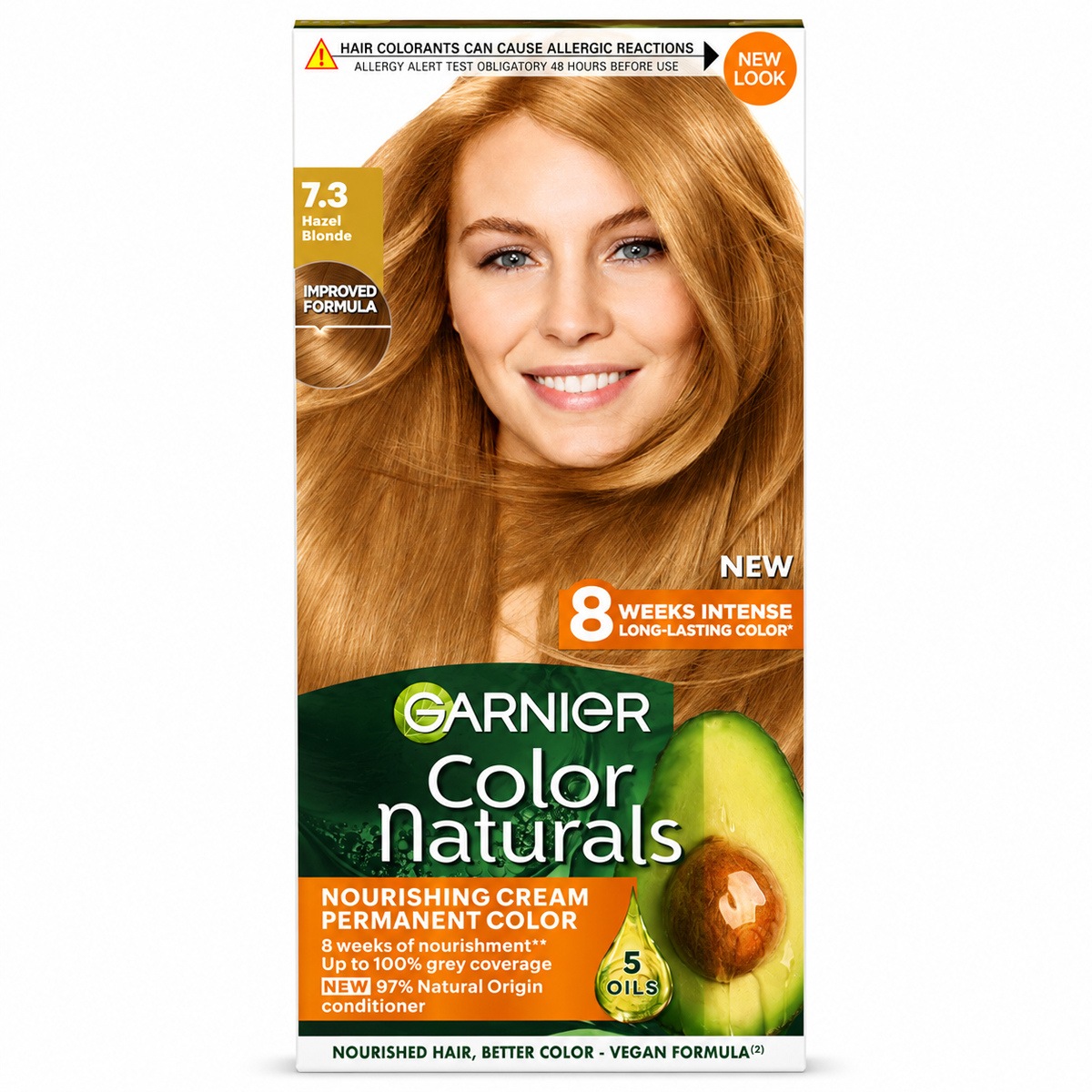 Garnier Color Naturals Nourishing Cream Permanent Hazel Blonde