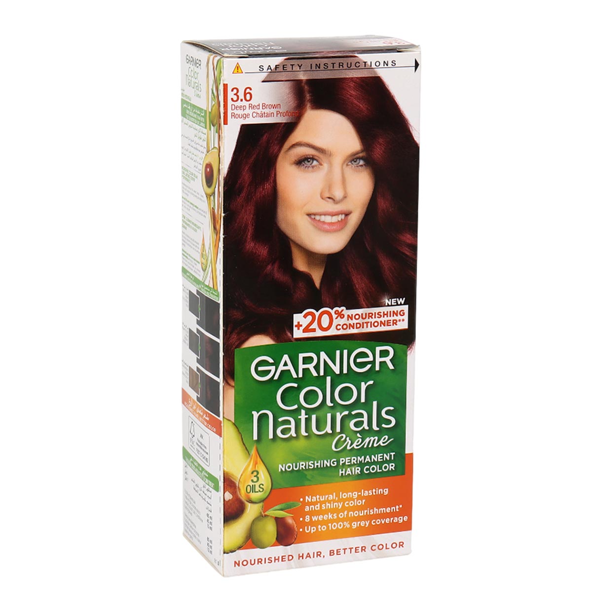 Garnier Hair Color 3.6 Deep Red Brown