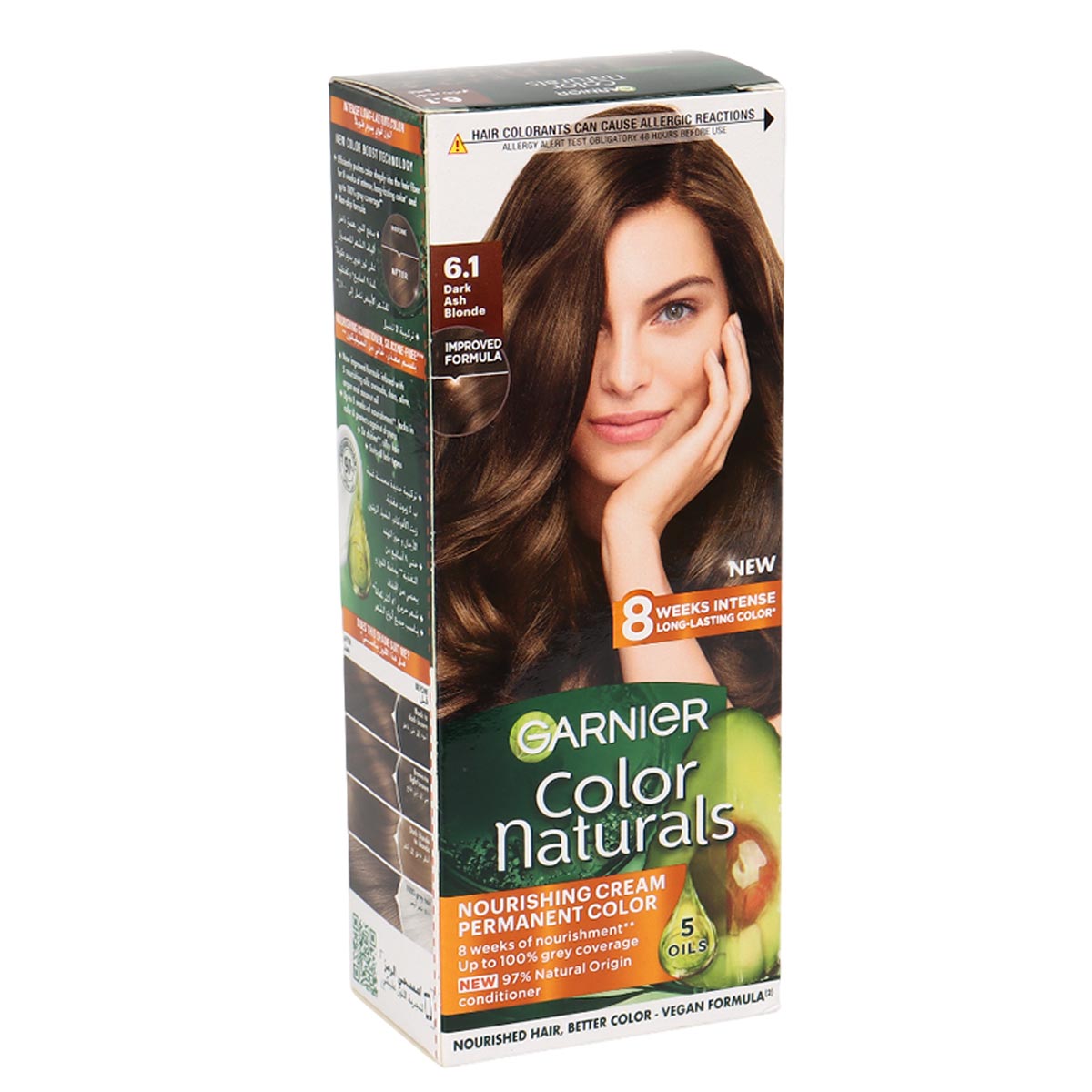 Garnier Hair Color 6.1 Dark Ash Blonde