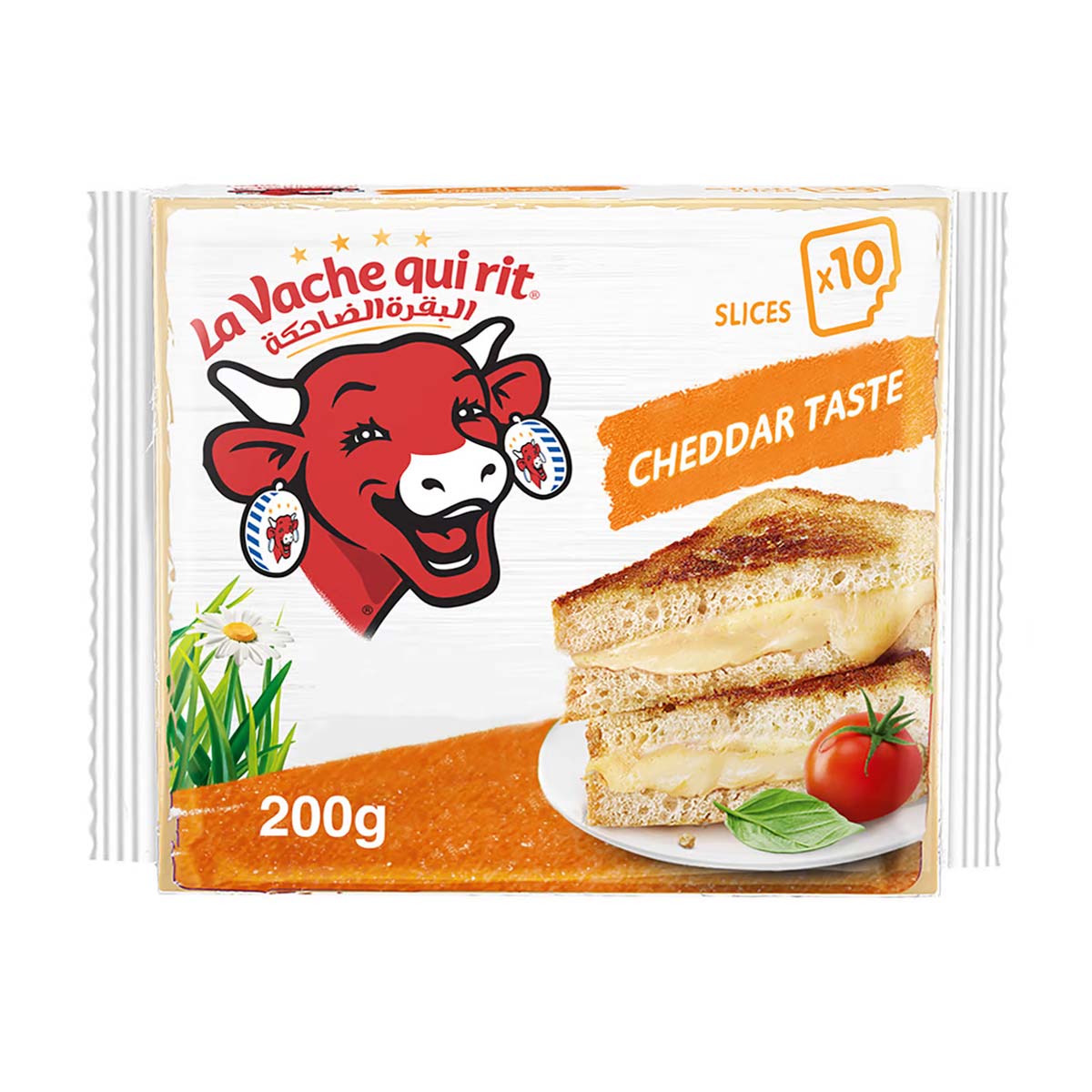 La Vache Qui Rit Cheddar Cheese Slices 200g