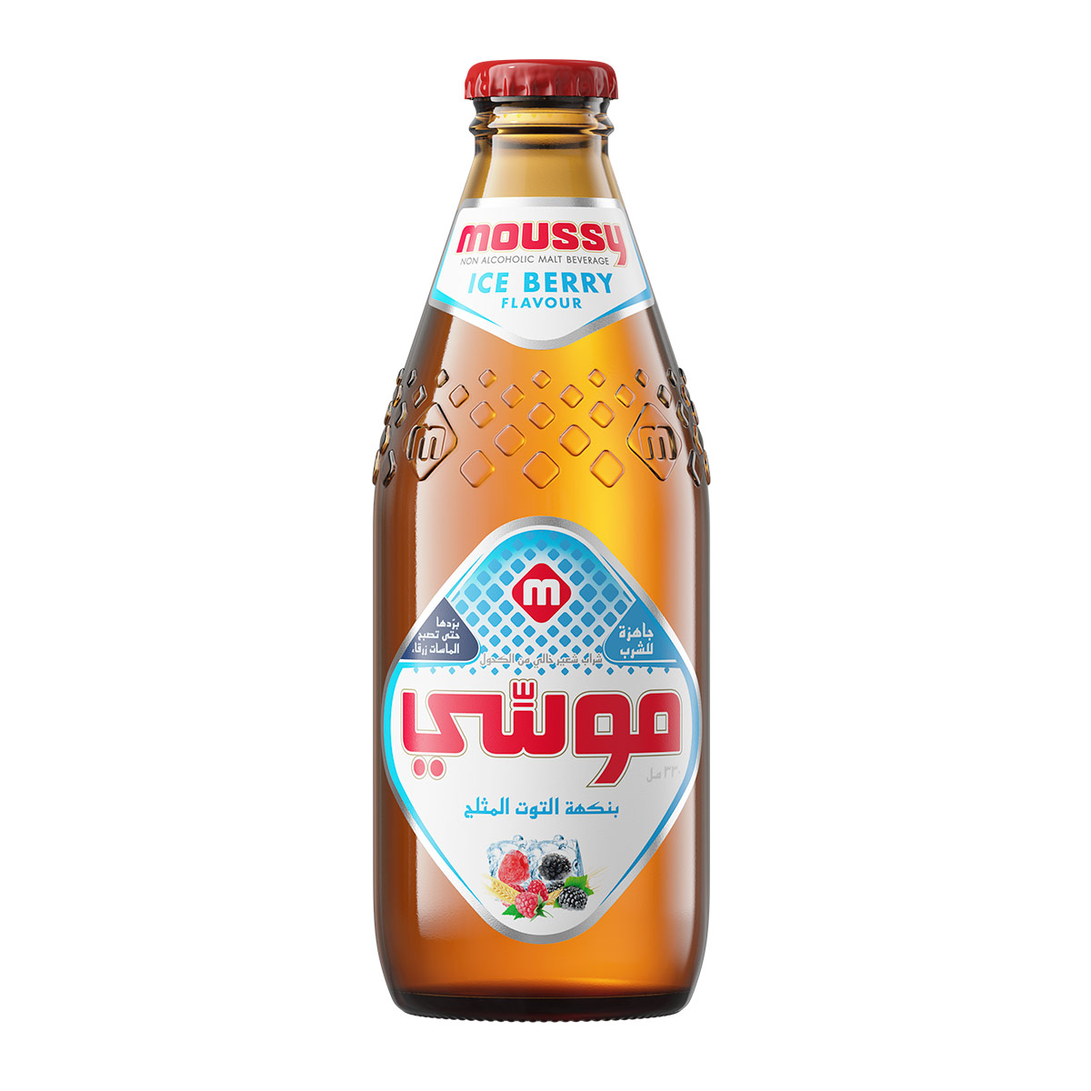 Moussy Ice Berry Flavoured Non Alcoholic Malt Beverage 330ml
