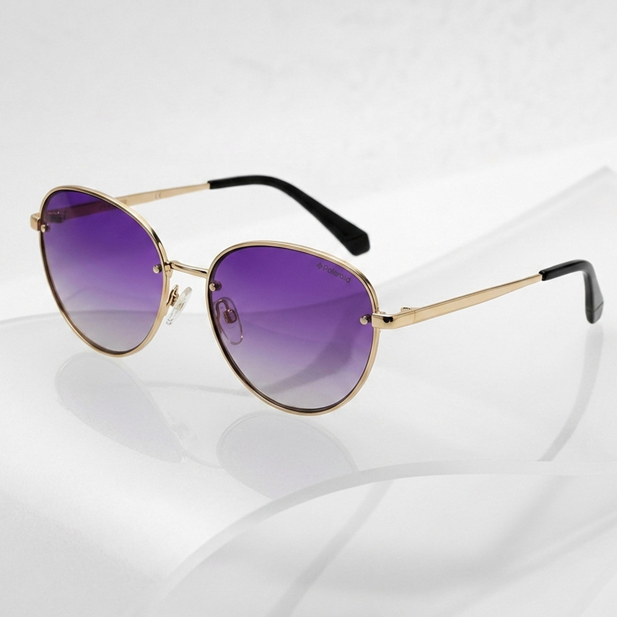 Polaroid Mens Sunglasses Purple Gradient