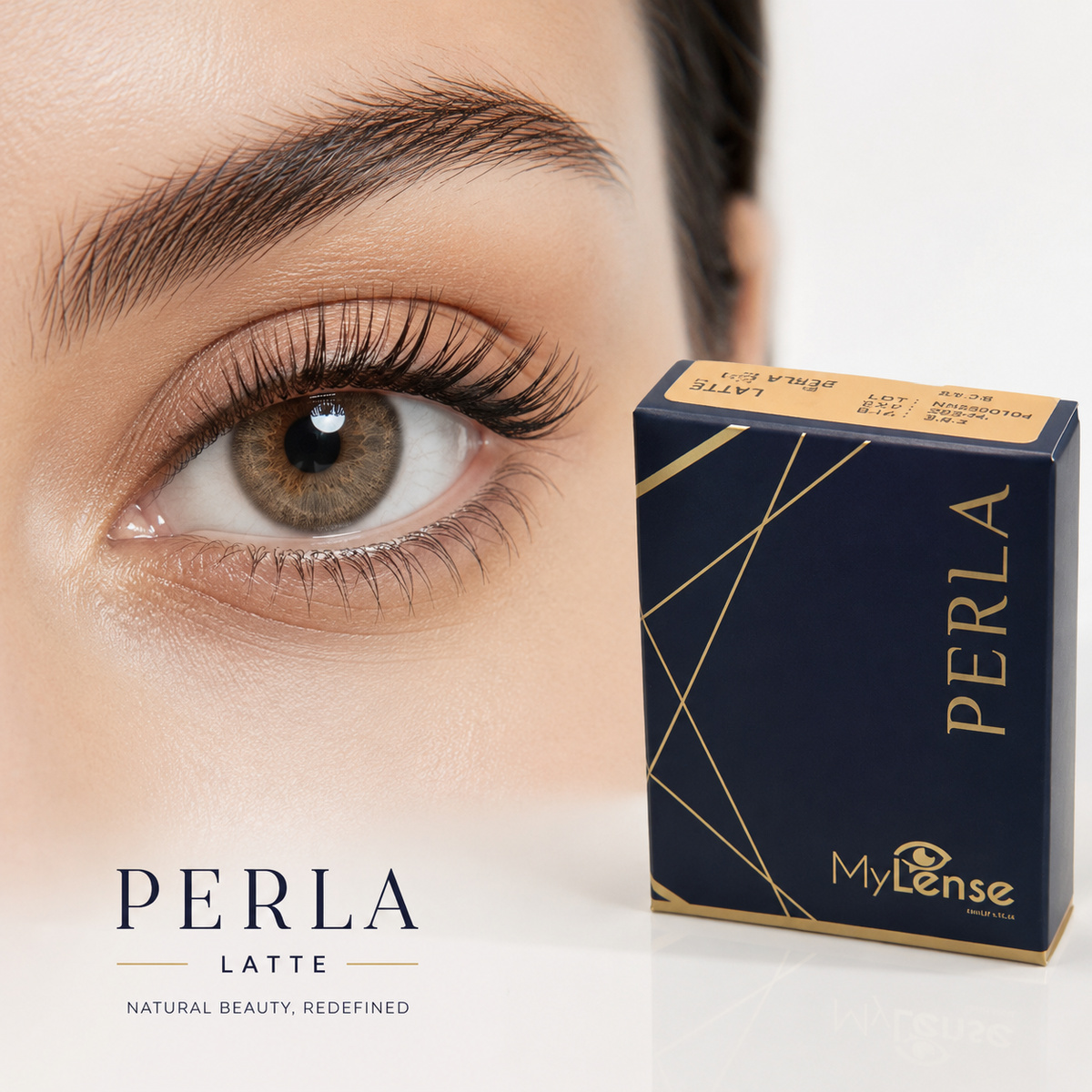 My Lense Perla Contact Lenses Latte Color
