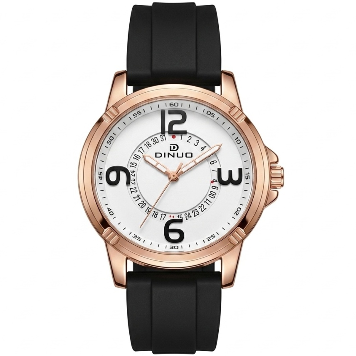 Dinuo Mens Watch Rubber