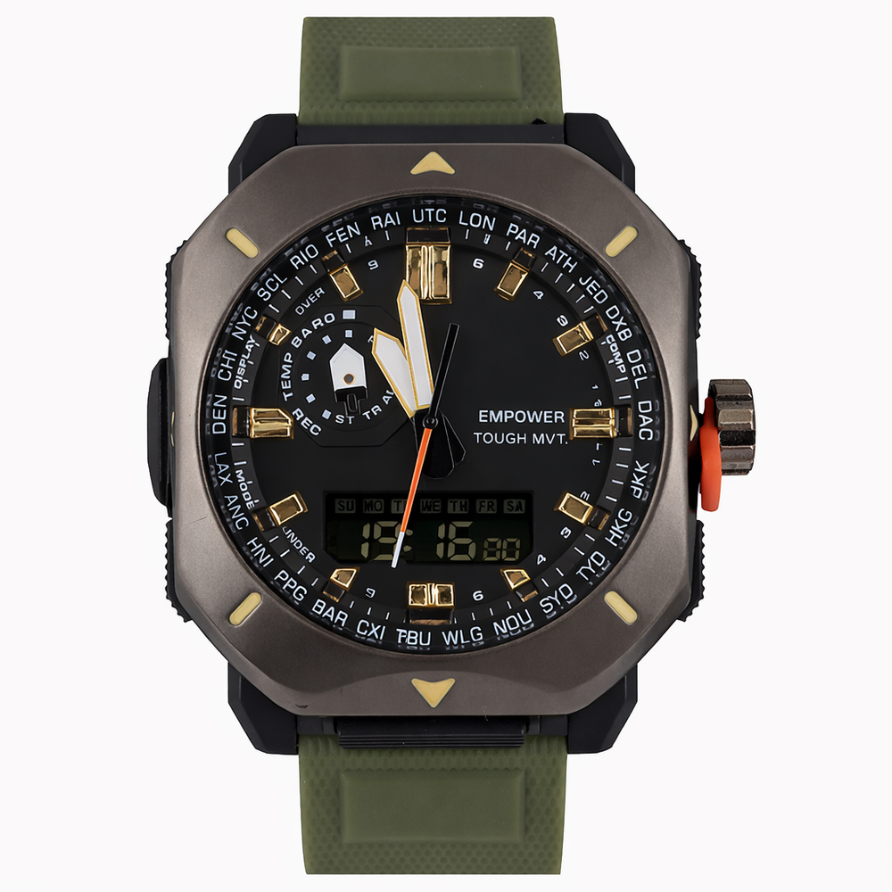 Empower Gents Rubber Watch