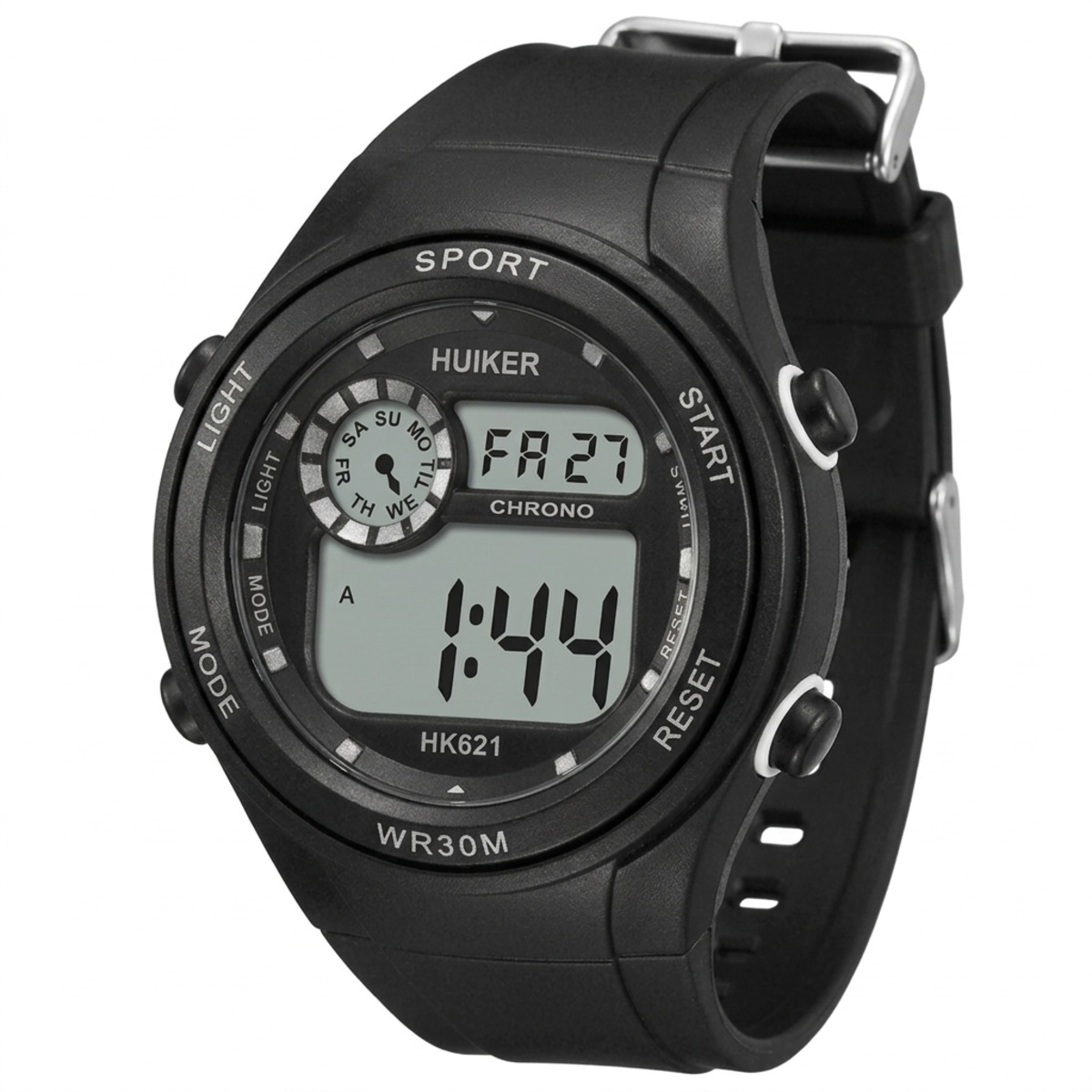 Digital Sport Watch For Boys In Black Color