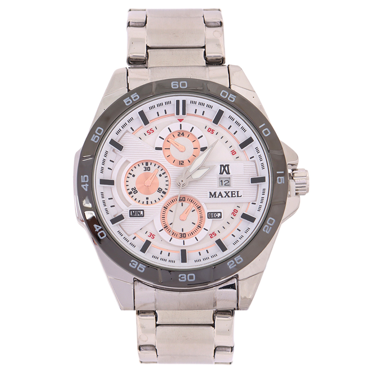 ساعة ماكسيل الرياضية المعدنية للرجال | رجال | ساعات رجالية | Men Sports Watches ساعة ماكسيل الرياضية المعدنية للرجال | رجال | ساعات رجالية | Men Sports Watches