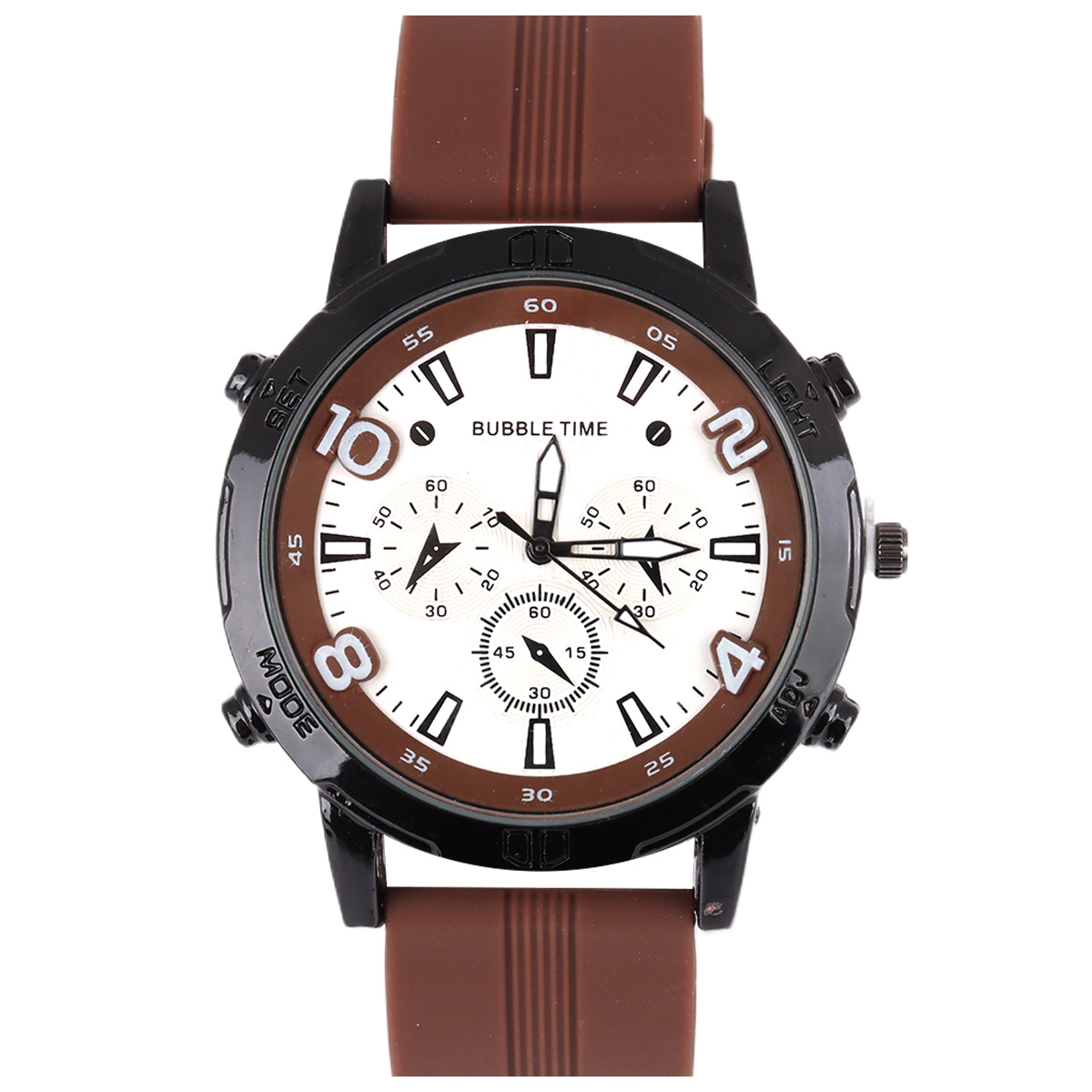 Bubble Time Gents Rubber Watch