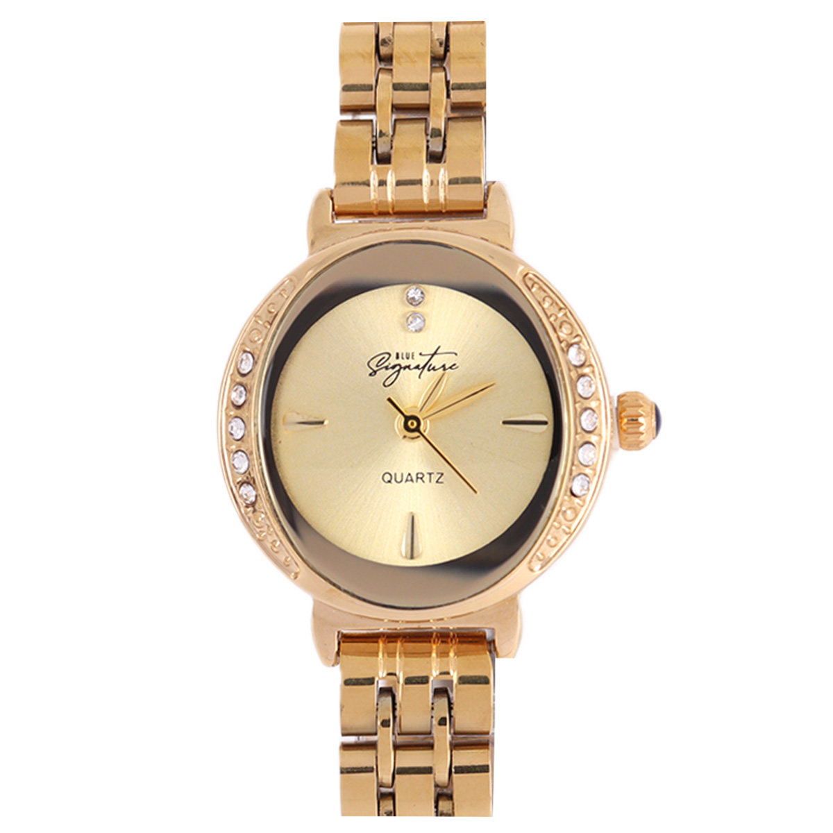 Signature Ladies Metal Watch