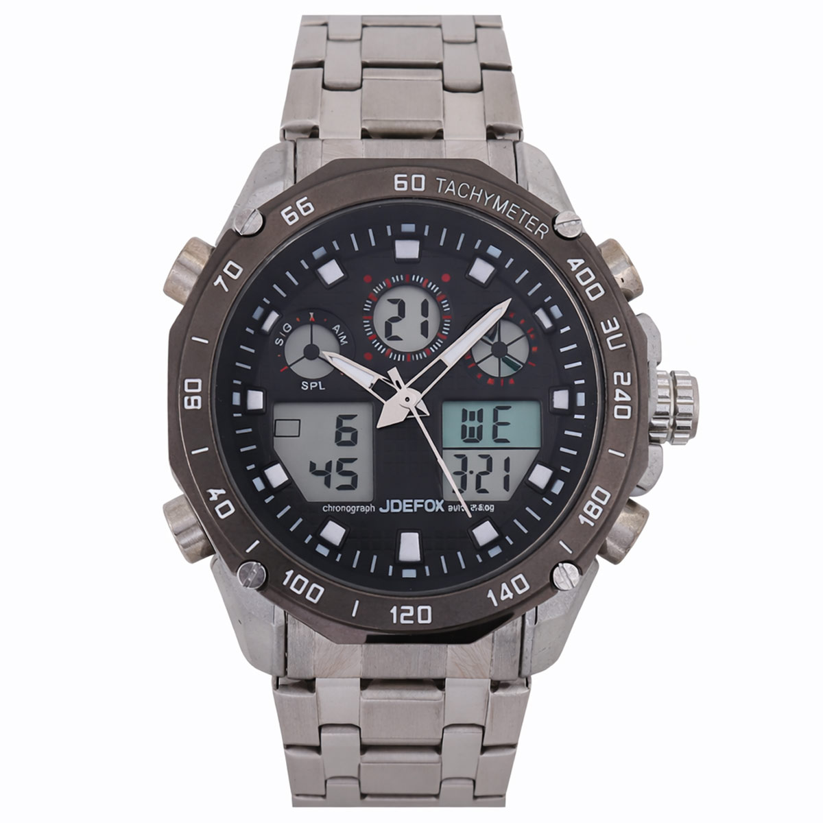 Gents Metal Watch Silver