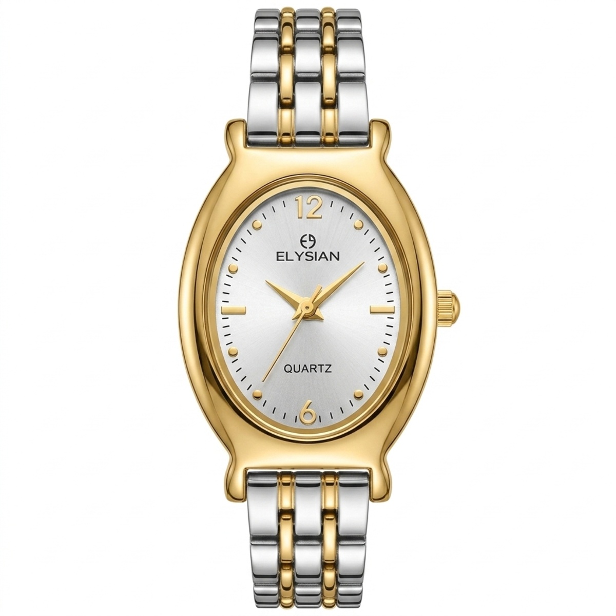Elysian Formal Watch For Women In Golden & Silver Color