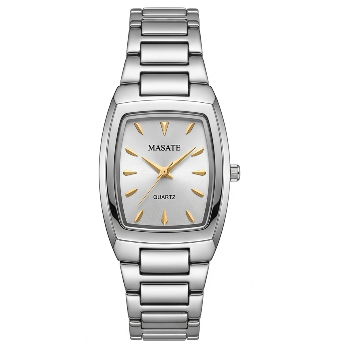 Masate Quartz Ladies Formal Watch Silver