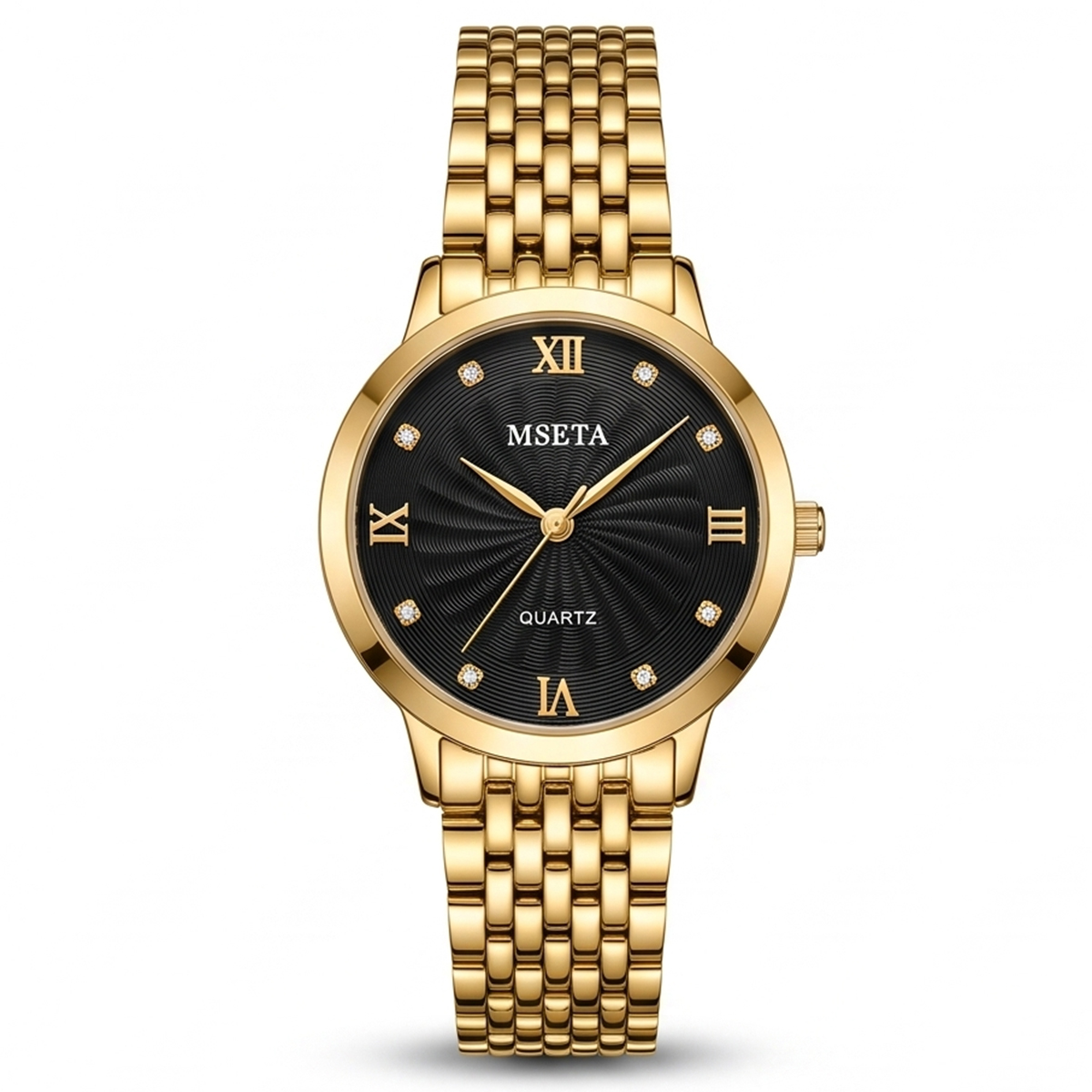 Mseta Ladies Watch Metal Black