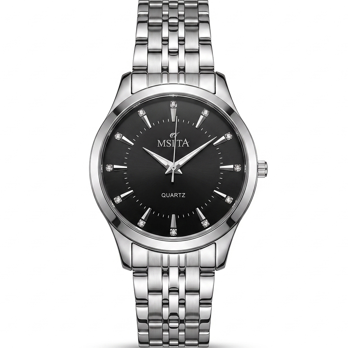 Mseta Ladies Watch Metal Black