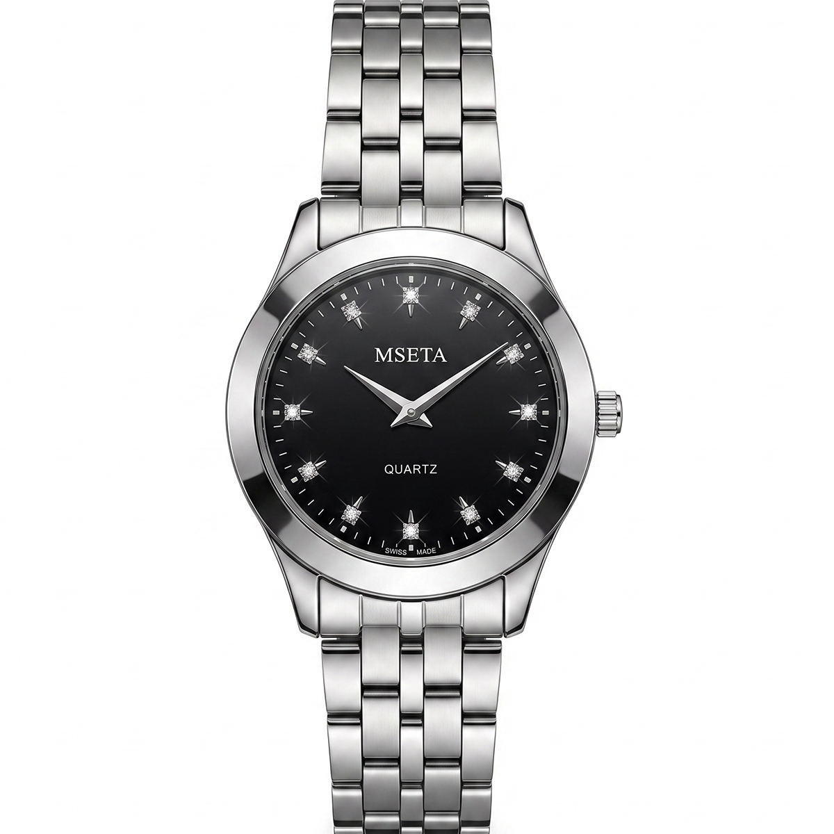 Mseta Ladies Watch Metal Black