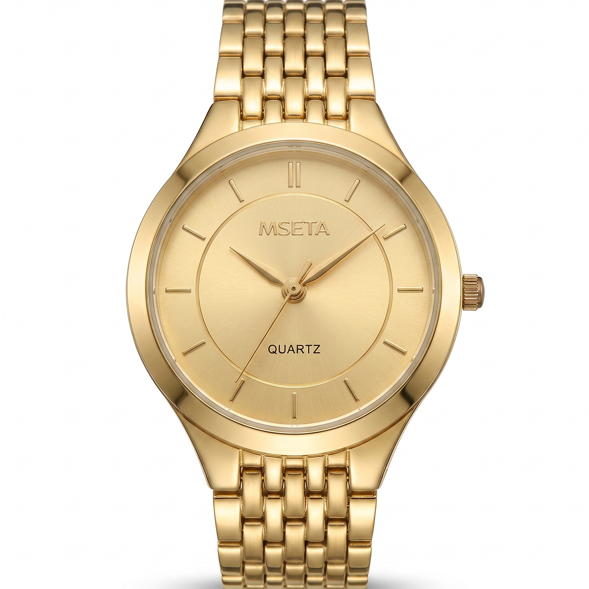 Mseta Ladies Watch Metal Golden