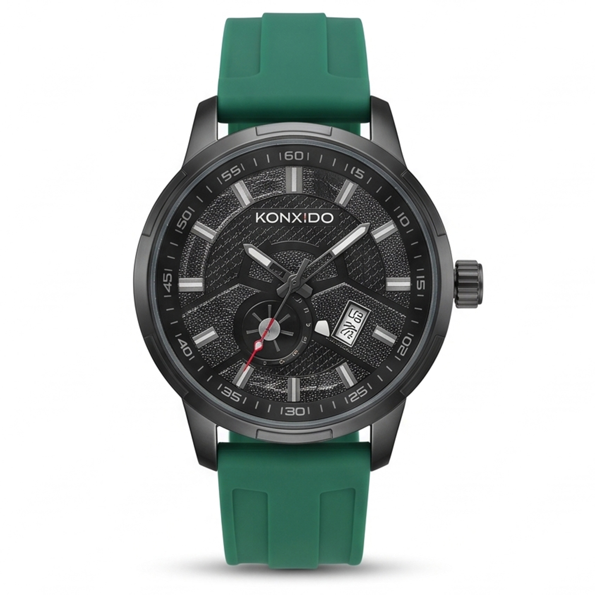 Konxido Rubber Strap Formal Watch For Men