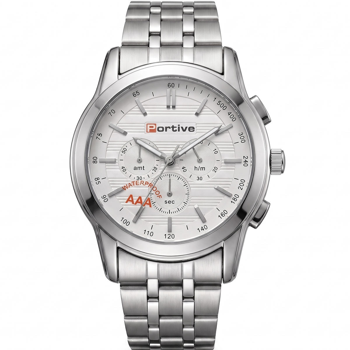 Gents Gents Metal Watch Silver