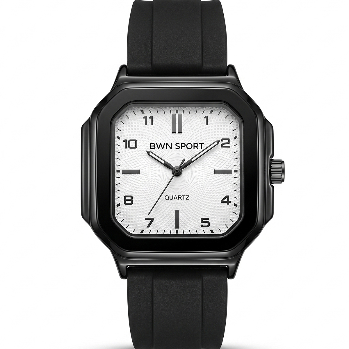 Bwin Sport Rubber Watch White