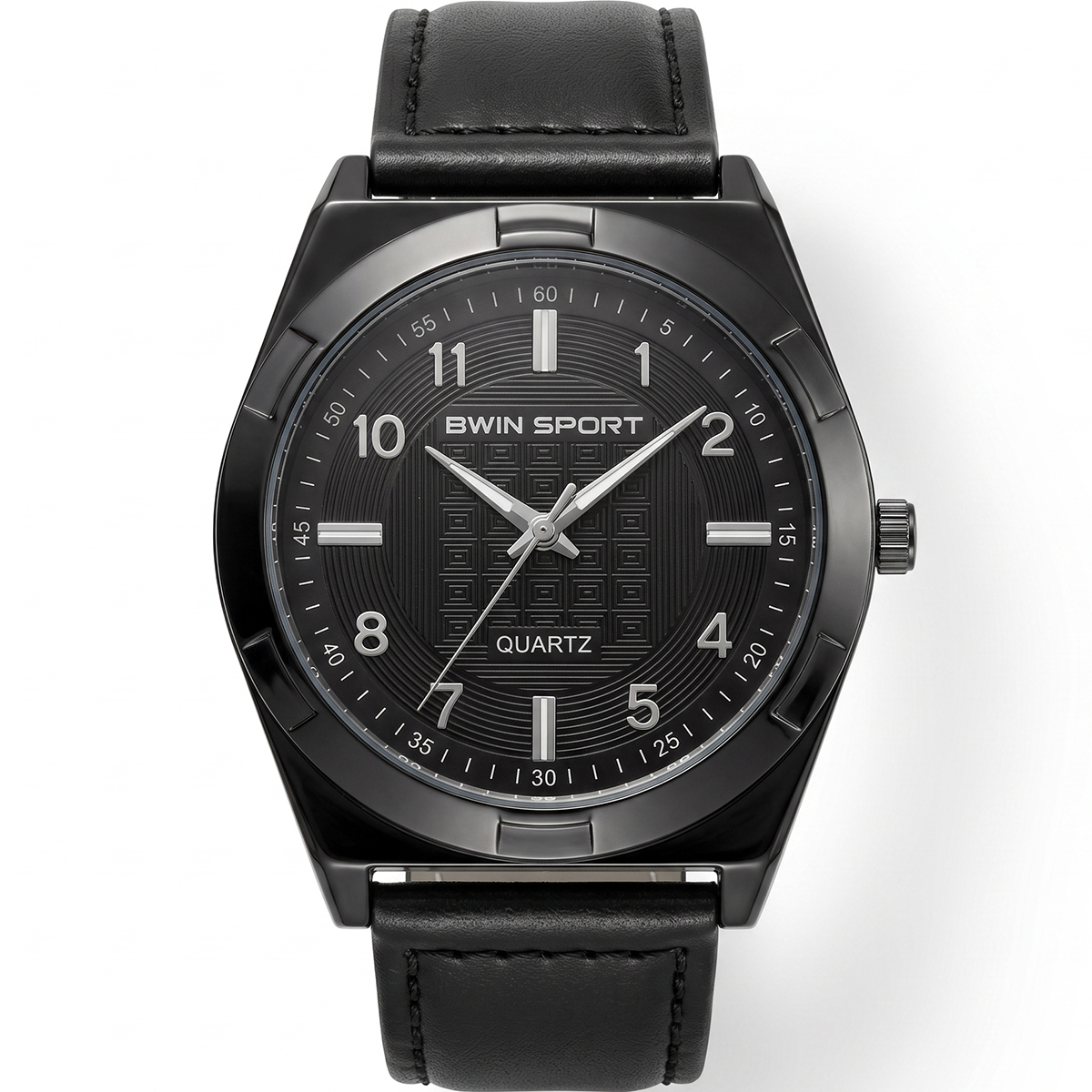 Swin Sport Mens Leather Watch