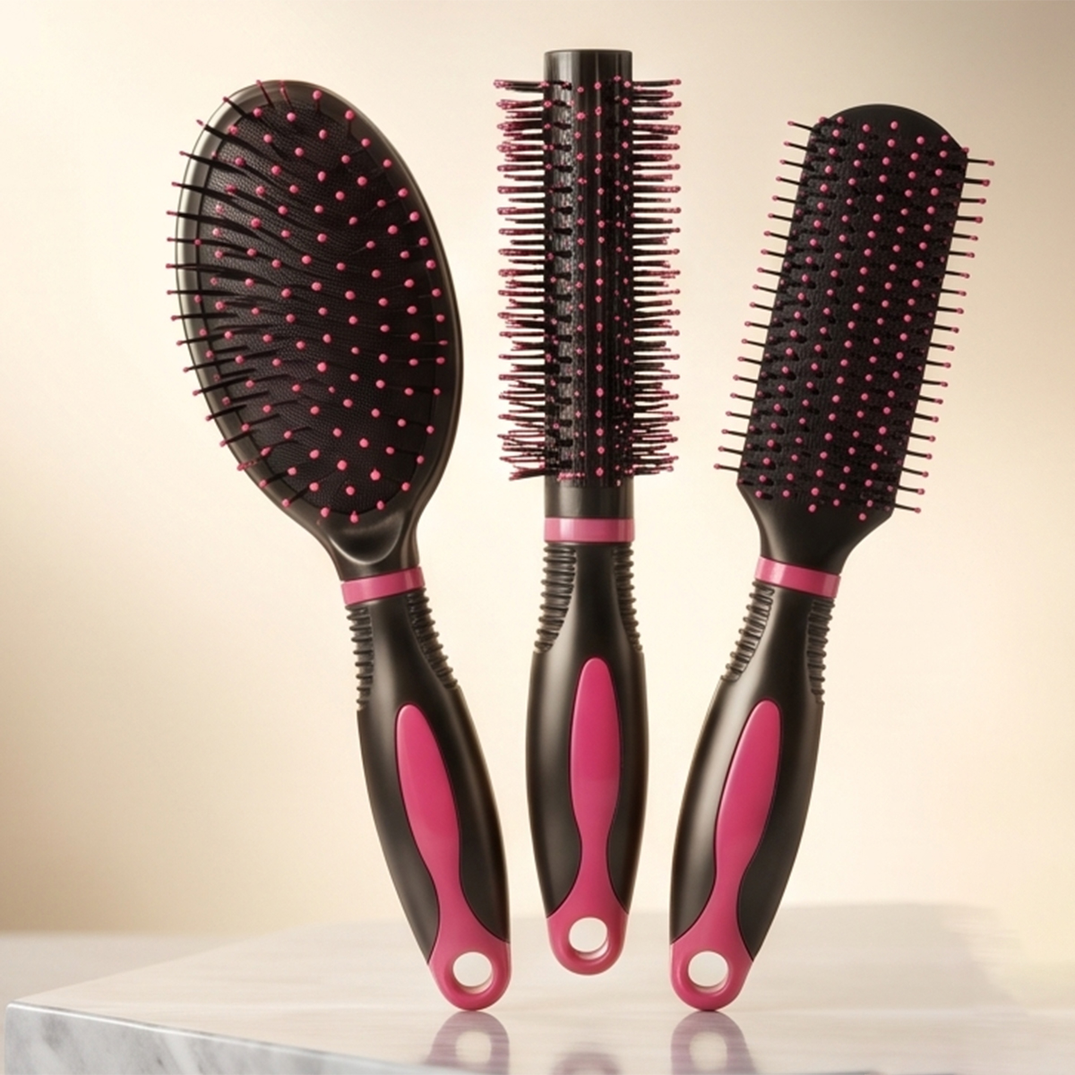 Hair Brush Set 3 In 1
