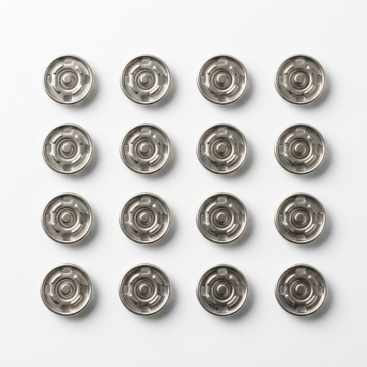 Italo Press Button Silver | Tailoring Accessories Italo Press Button Silver | Tailoring Accessories