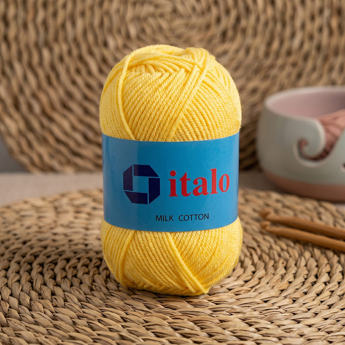 Italo Crochet Thread Yellow